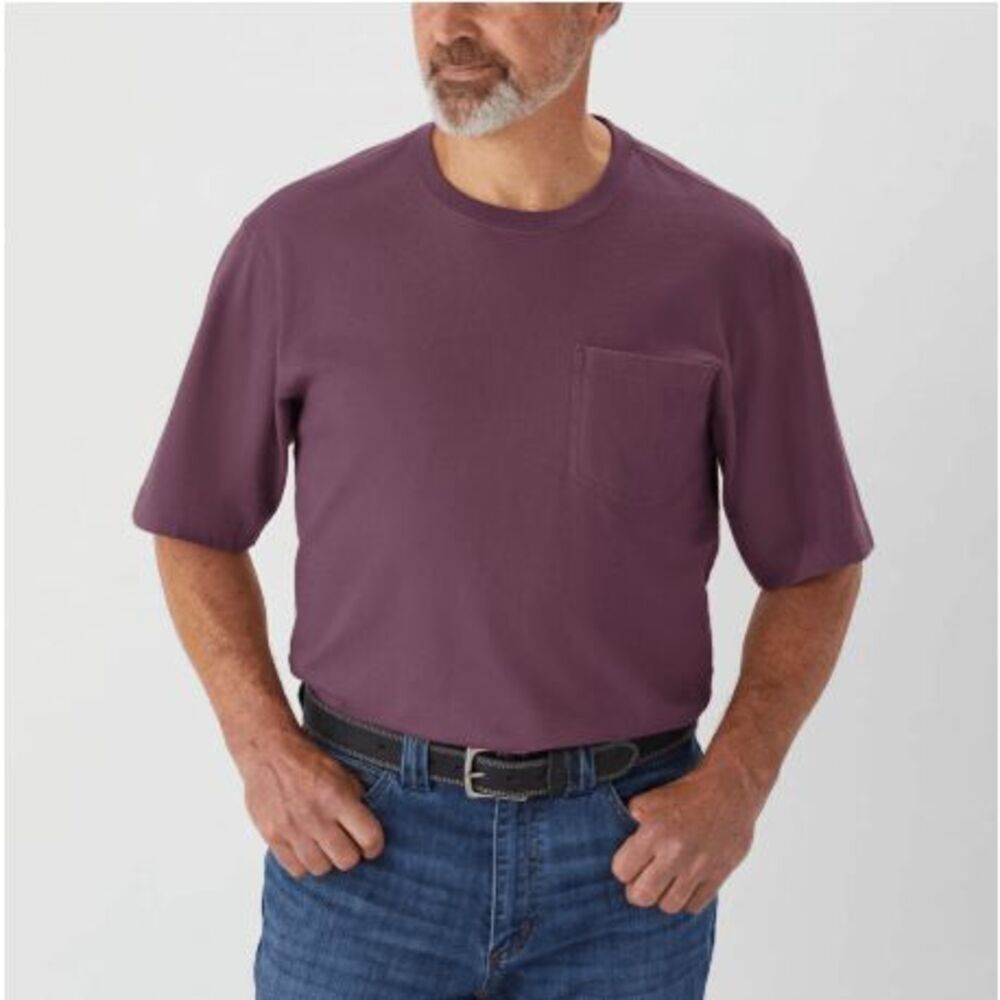 Duluth Trading Co NWT size XXL Longtail SS Pocket Crew shirt relaxed fit